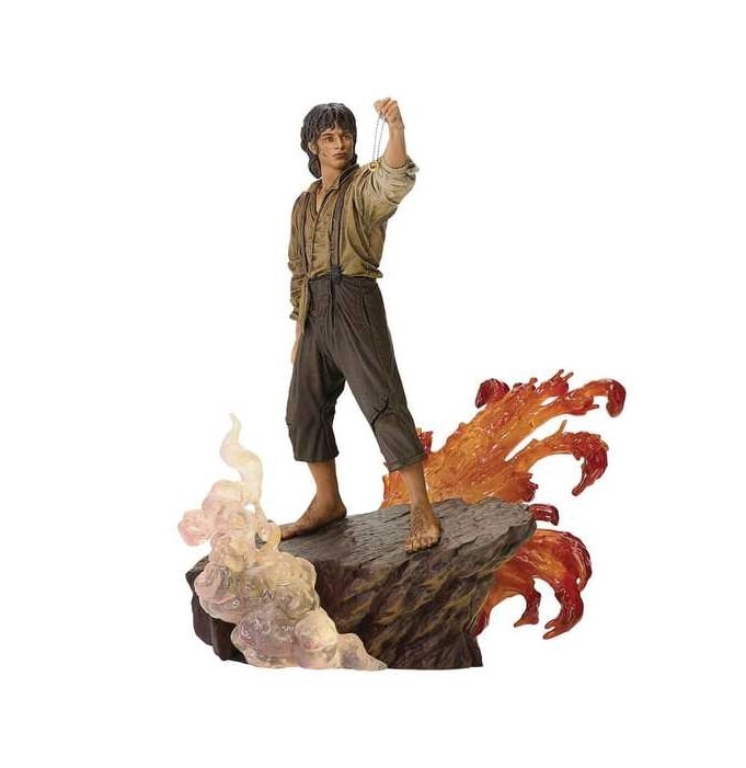 Diamond Select Toys - The Lord of the Rings Gallery - Frodon Deluxe Statue 20cm - flash vidéo