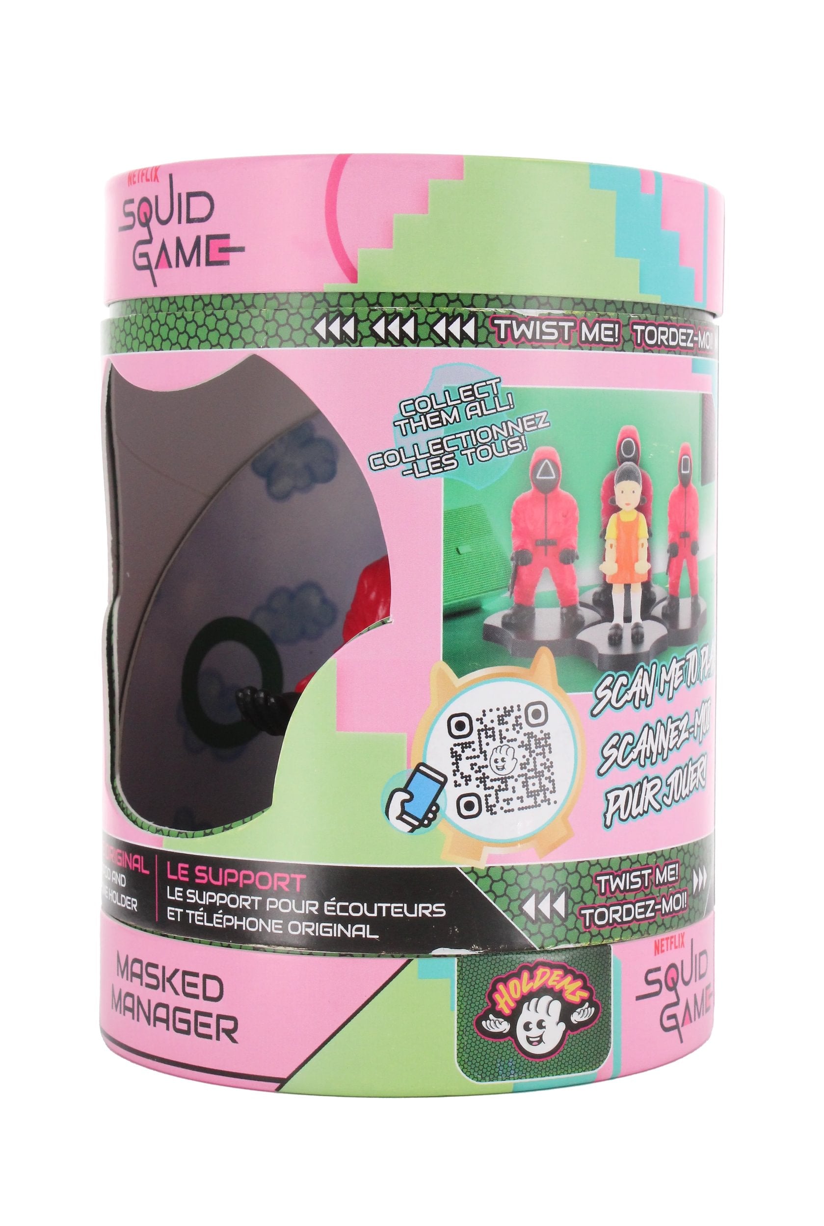 Cable Guys Holdems - Squid Game - Support pour écouteurs et téléphone Garde Carré - flash vidéo