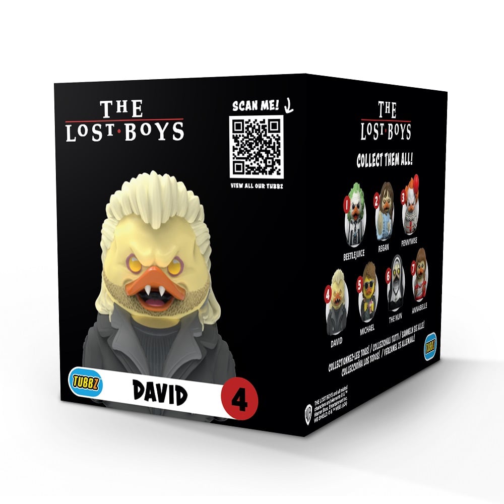 Numskull - Best of TUBBZ Boîte Canard de bain - The Lost Boys - David - 9cm - flash vidéo