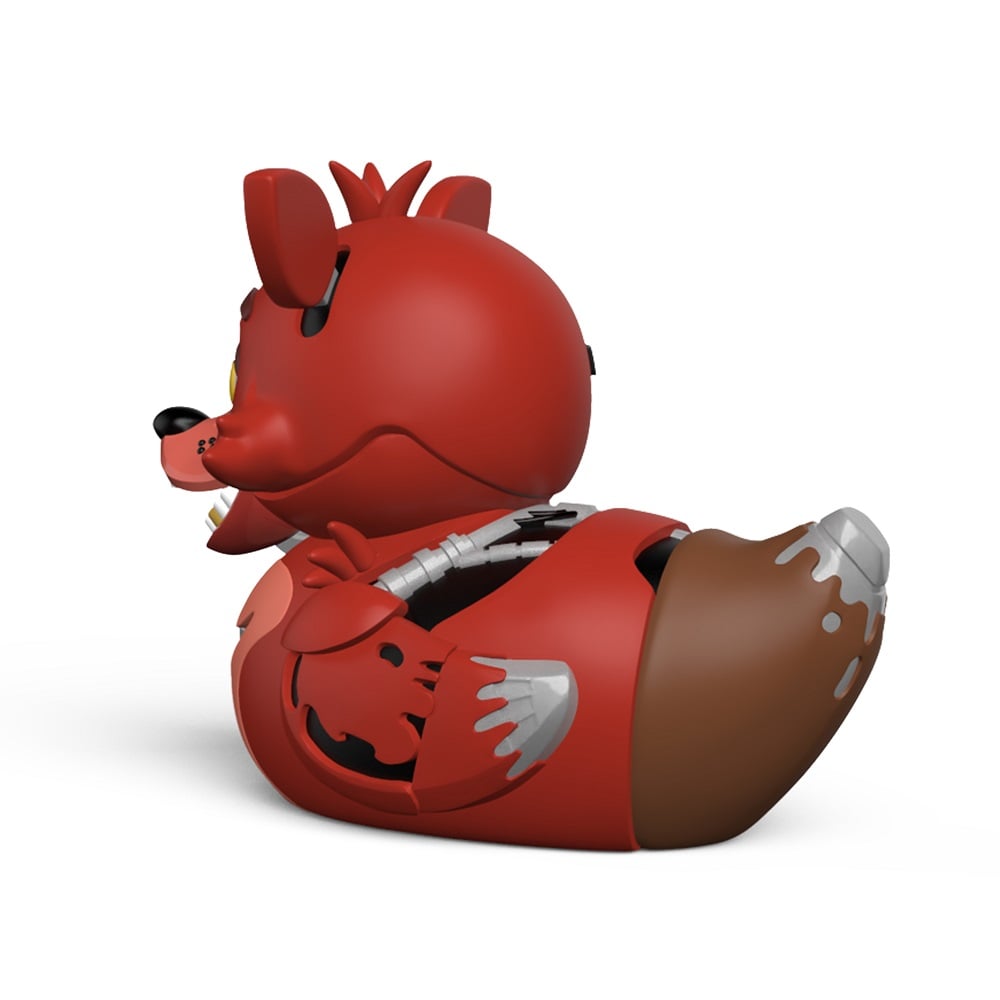 Numskull - TUBBZ Canard de bain - Five Nights at Freddy's - Foxy (Première Édition) - 9cm - flash vidéo