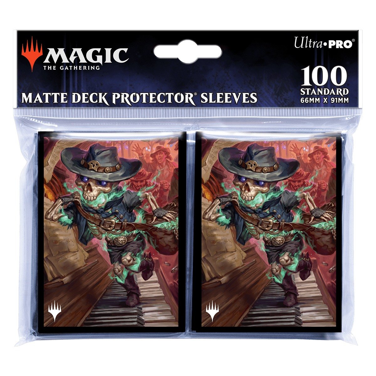 Ultra Pro - Magic: The Gathering - Outlaws of Thunder Junction - Sachet de 100 protèges cartes standard - Tinybones, le pickpocket (63 x 89 mm) - flash vidéo