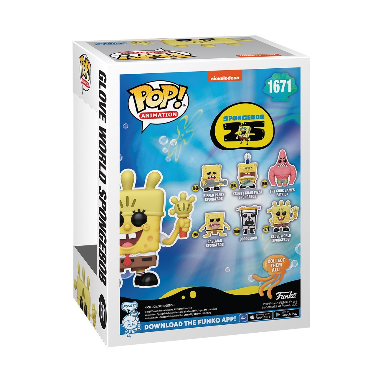 Funko Pop! TV: SpongeBob SquarePants 25th Anniversary - SpongeBob (with Glove Light) - flash vidéo