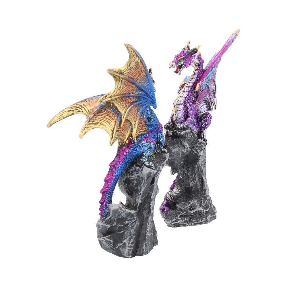 Set of 2 Realm Protectors Dragon Figures 15cm - flash vidéo