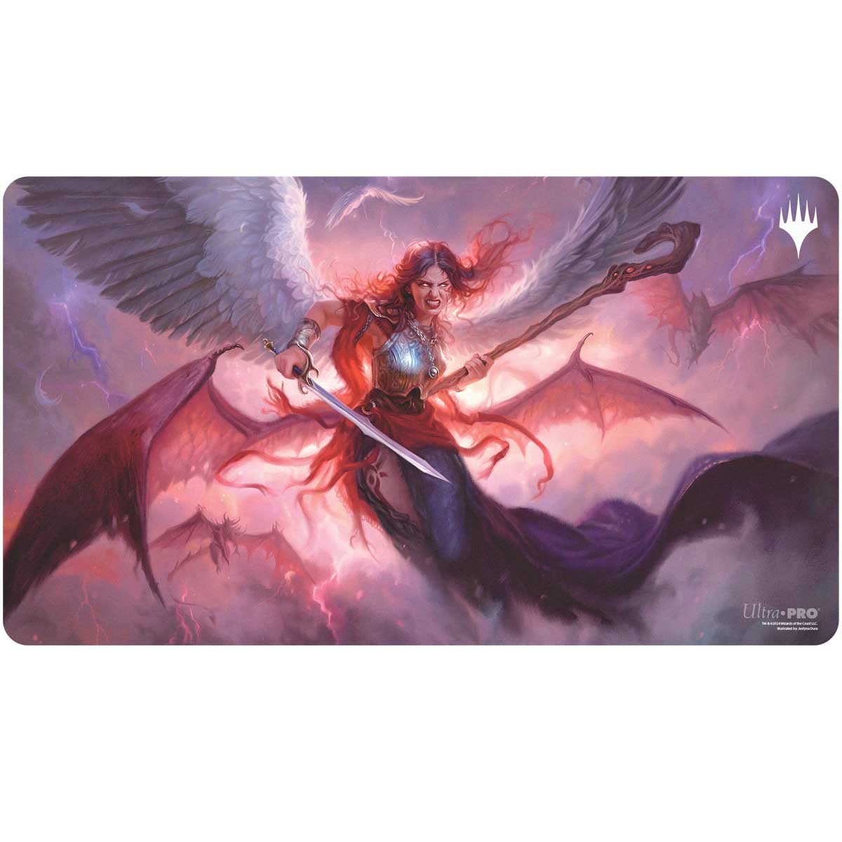 Ultra Pro - Magic: The Gathering - Modern Horizons 3 - Tapis de jeu Kaalia de l'immensité (60 x 34 cm) - flash vidéo
