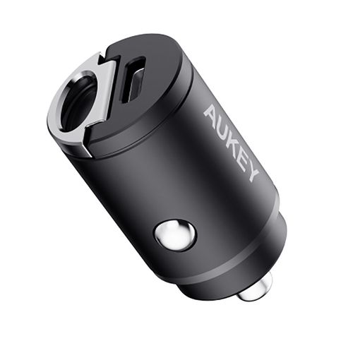 Aukey - Chargeur de voiture USB-C 20W PD CC-A2 Enduro Series - flash vidéo