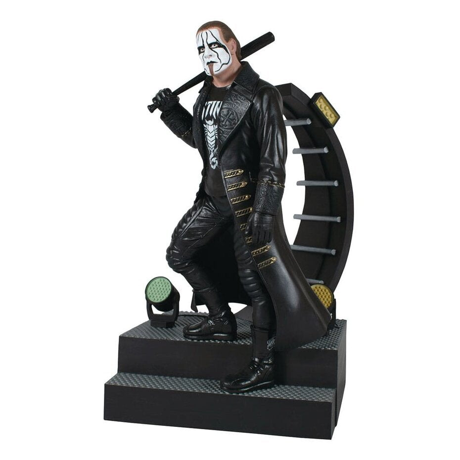 Diamond Select Toys - AEW Gallery - Sting Statue 25cm - flash vidéo