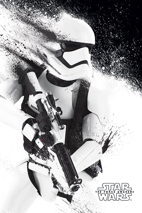 Star Wars - Peinture Stormtrooper Maxi Poster - flash vidéo