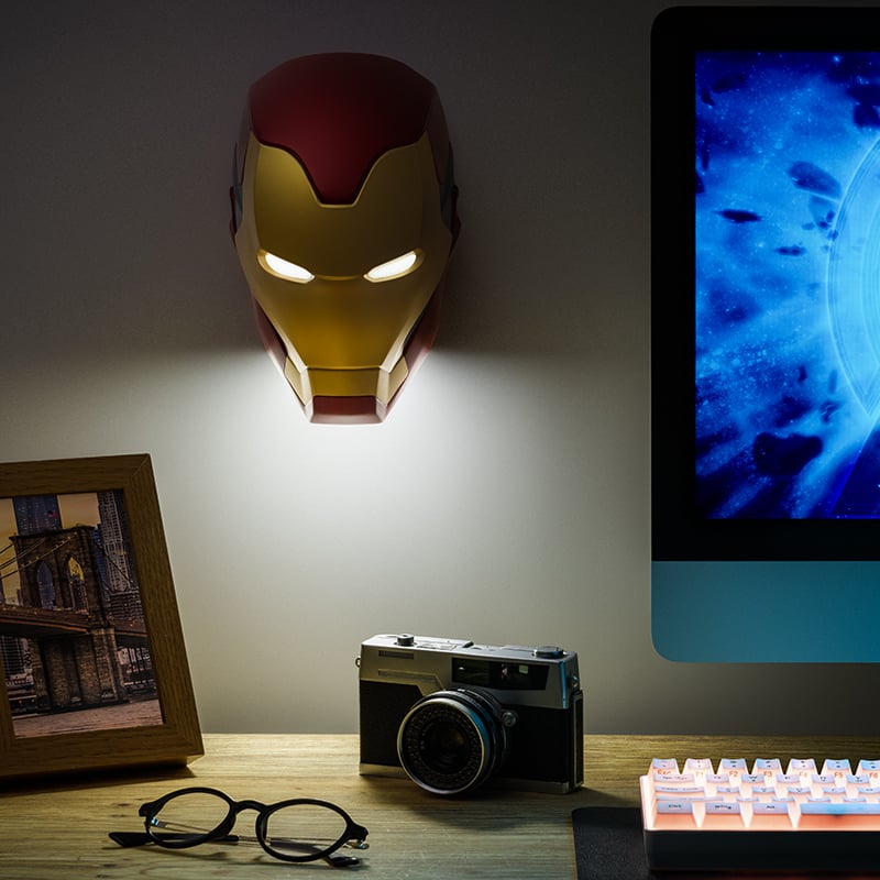 Marvel - Lampe Casque Iron Man - flash vidéo