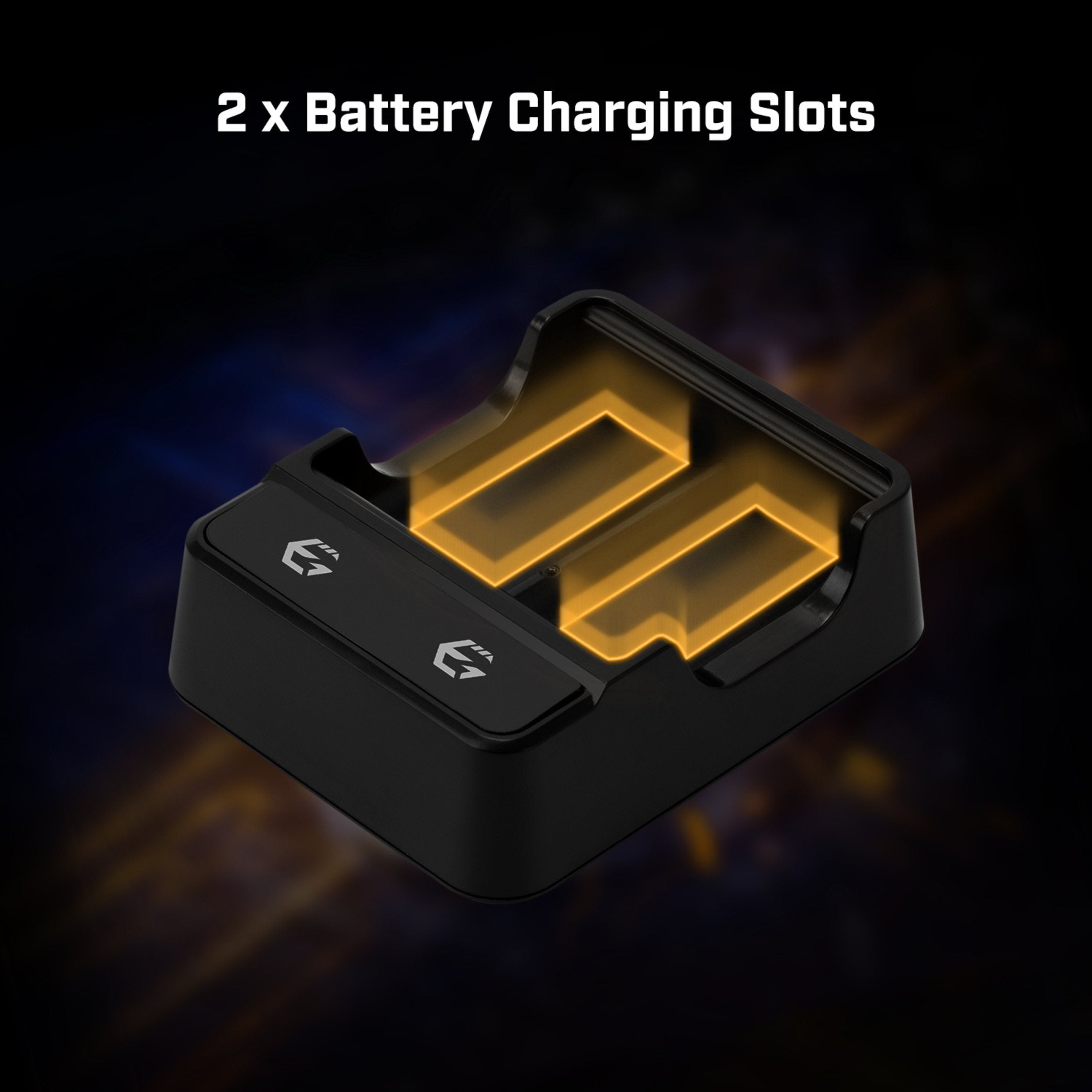 EgoGear - Double pack de batteries SCH30 noir pour manettes Xbox Series X|S et Xbox One - flash vidéo