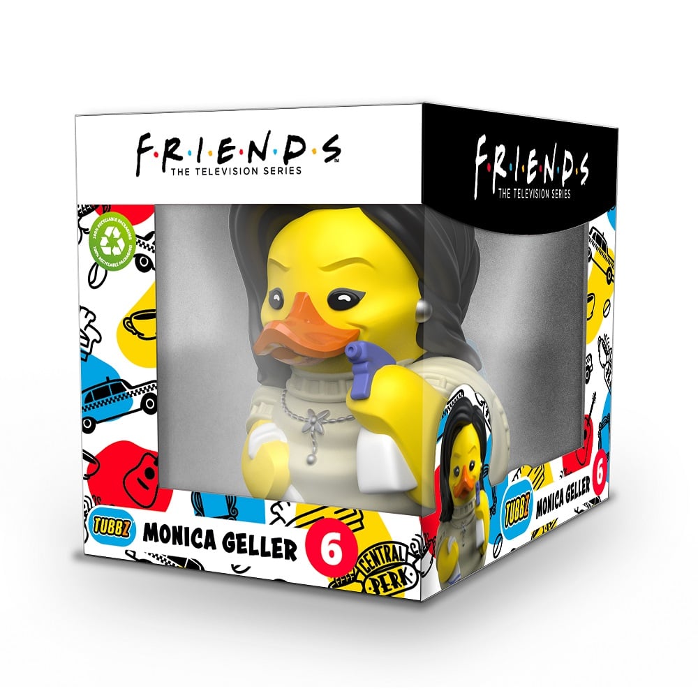 Numskull - Best of TUBBZ Boîte Canard de bain - Friends - Monica Geller - 9cm - flash vidéo