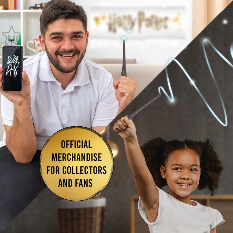 Harry Potter - Baguette Lumos de Ron 18cm - flash vidéo