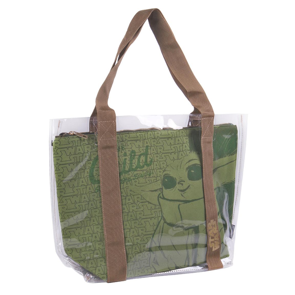 Star Wars: The Mandalorian - Sac à bandoulière transparent The Child - flash vidéo