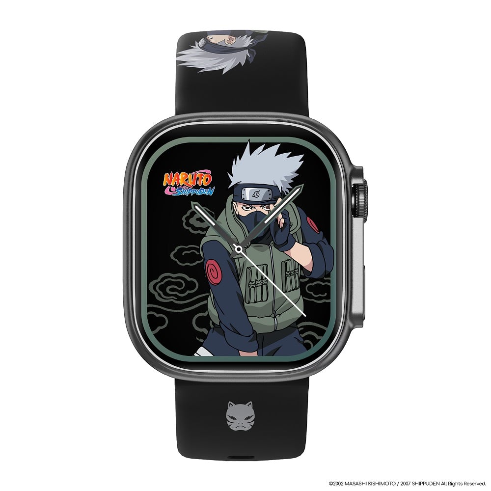 Abyx Fit - Touch 5 - Montre connectée Naruto Shippuden - Kakashi Hatake - Gris spatial - flash vidéo