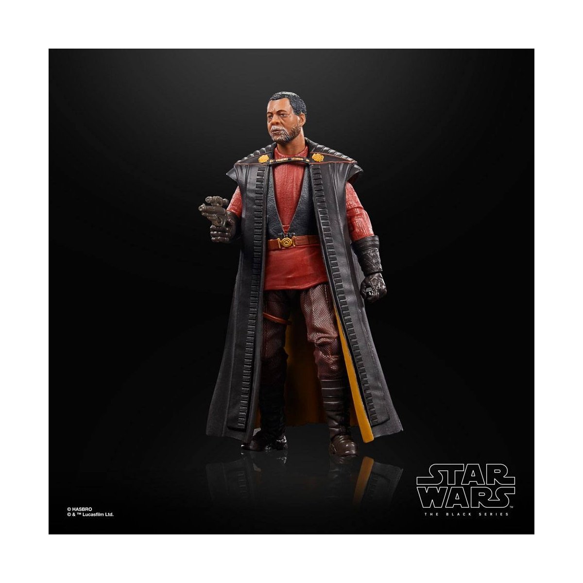 Star Wars The Black Series - Figurine d'action du magistrat Greef Karga 15cm - flash vidéo