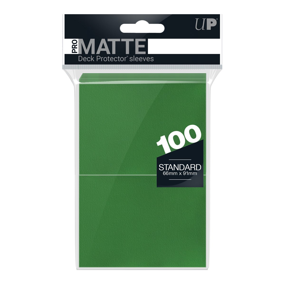 Ultra Pro - PRO-Matte Sachet de 100 protèges cartes standard Vert (66 x 91 mm) - flash vidéo