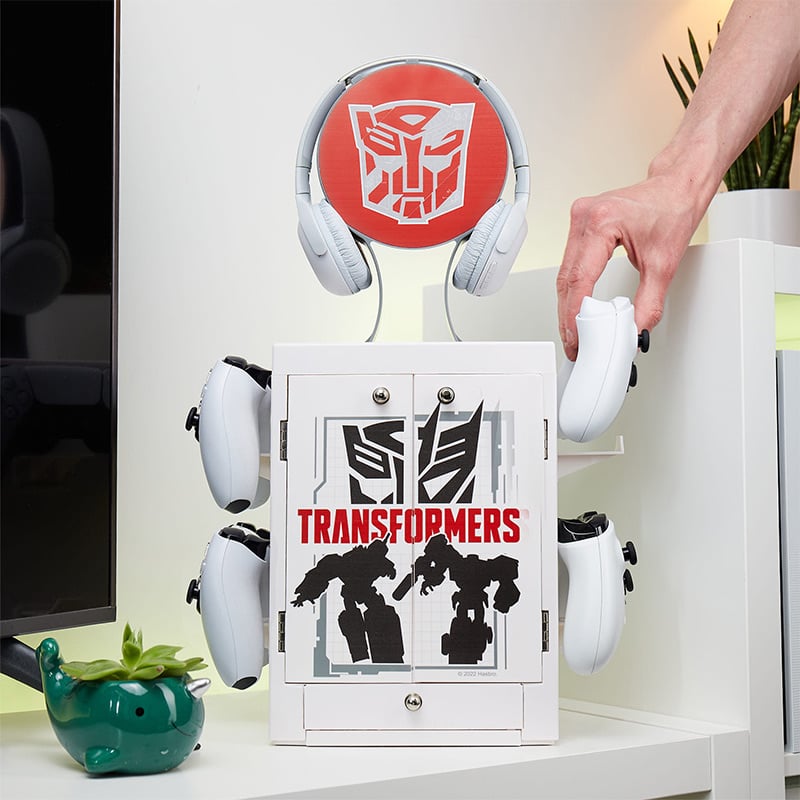 Numskull - Meuble de rangement inspiré de Transformers pour gamer - flash vidéo