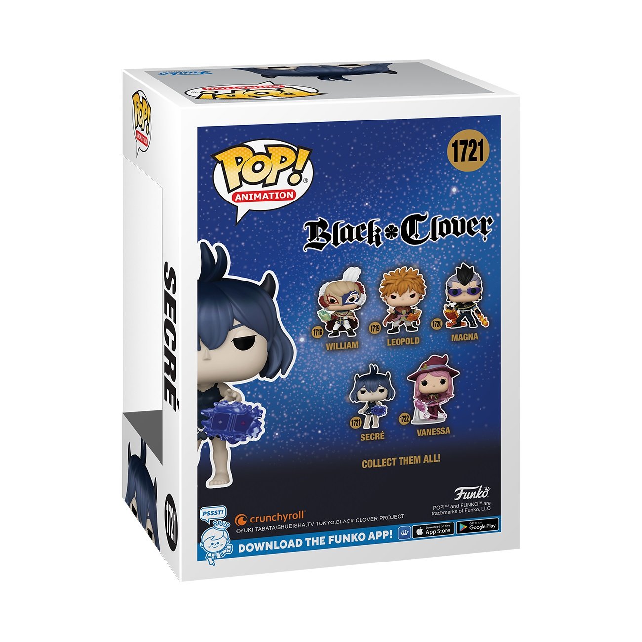 Funko Pop! Animation: Black Clover - Secré (Chance of Speical Chase Edition) - flash vidéo