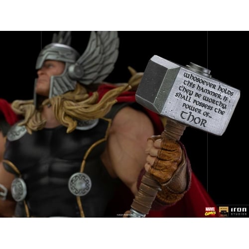 Iron Studios - Deluxe Arts Scale 1/10 - Marvel - Thor Unleashed Statue 28cm - flash vidéo
