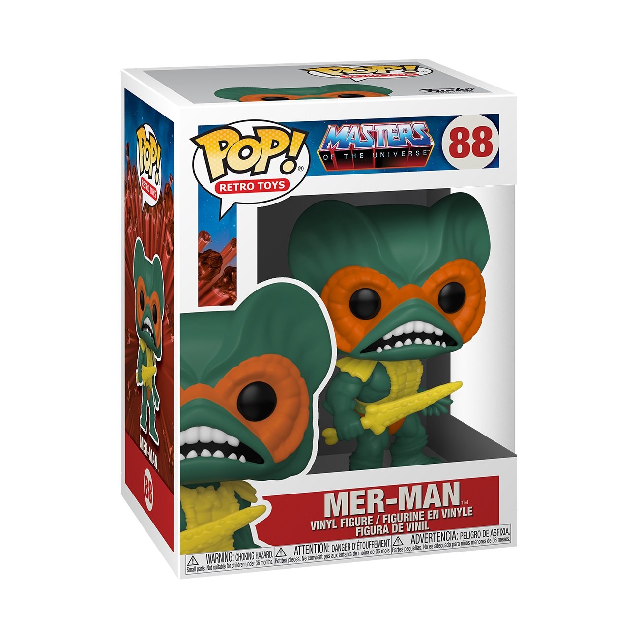 Funko Pop! Retro Toys: Masters of the Universe - Mer-Man ENG Merchandising - flash vidéo