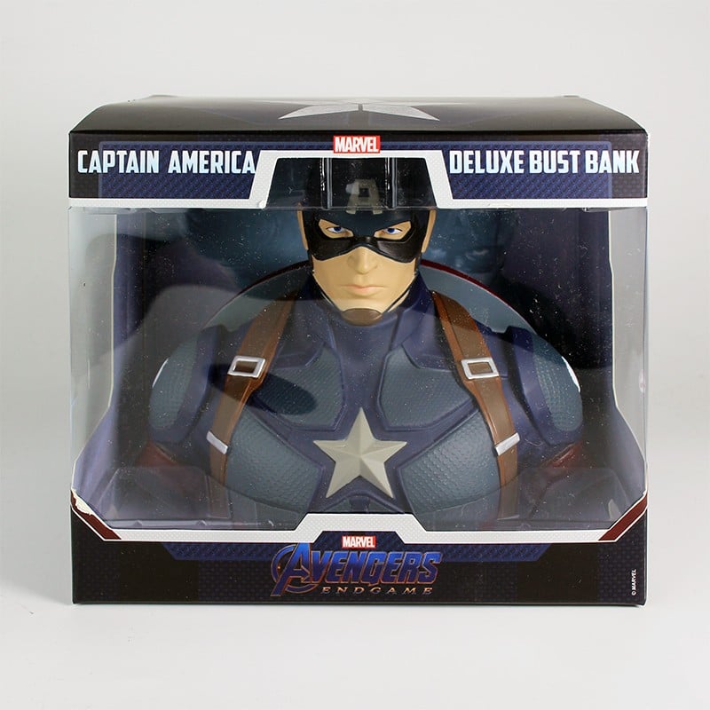 Marvel - Buste Tirelire Captain America Avengers Endgame Deluxe - flash vidéo