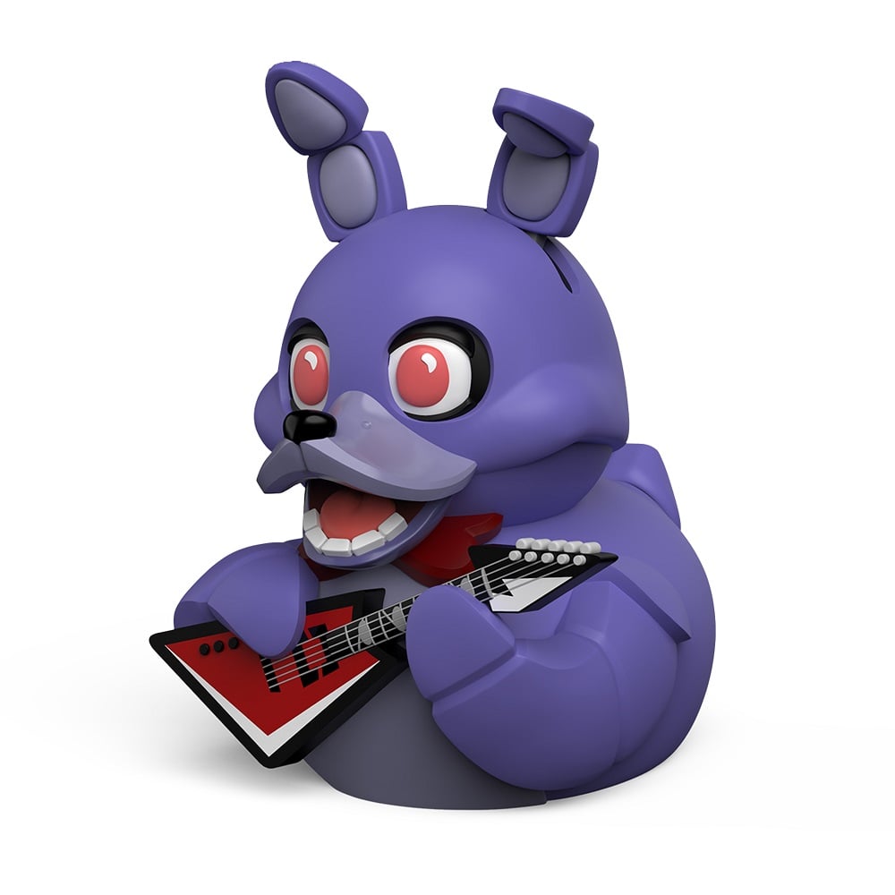 Numskull - TUBBZ Canard de bain - Five Nights at Freddy's - Bonnie (Première Édition) - 9cm - flash vidéo