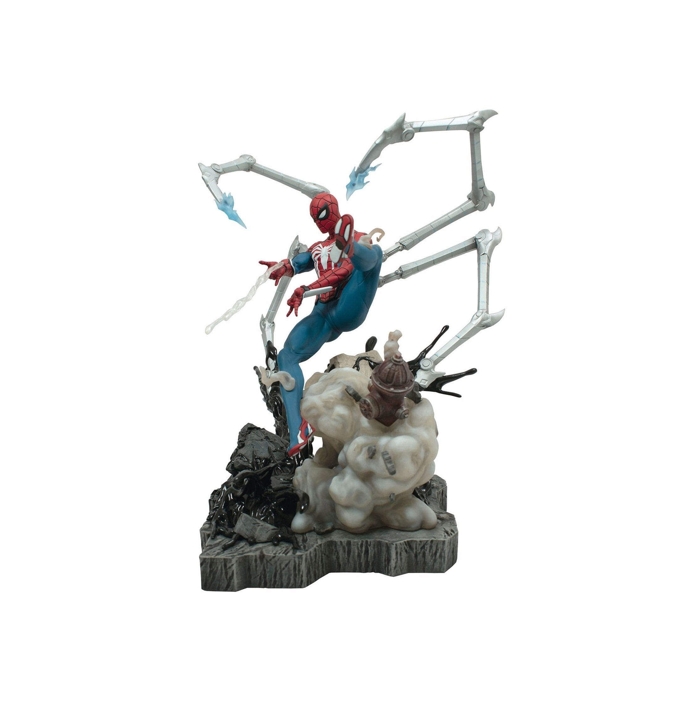 Diamond Select Toys - Marvel Gallery Gamerverse - Spider-Man 2 Deluxe Statue PVC 29cm - flash vidéo