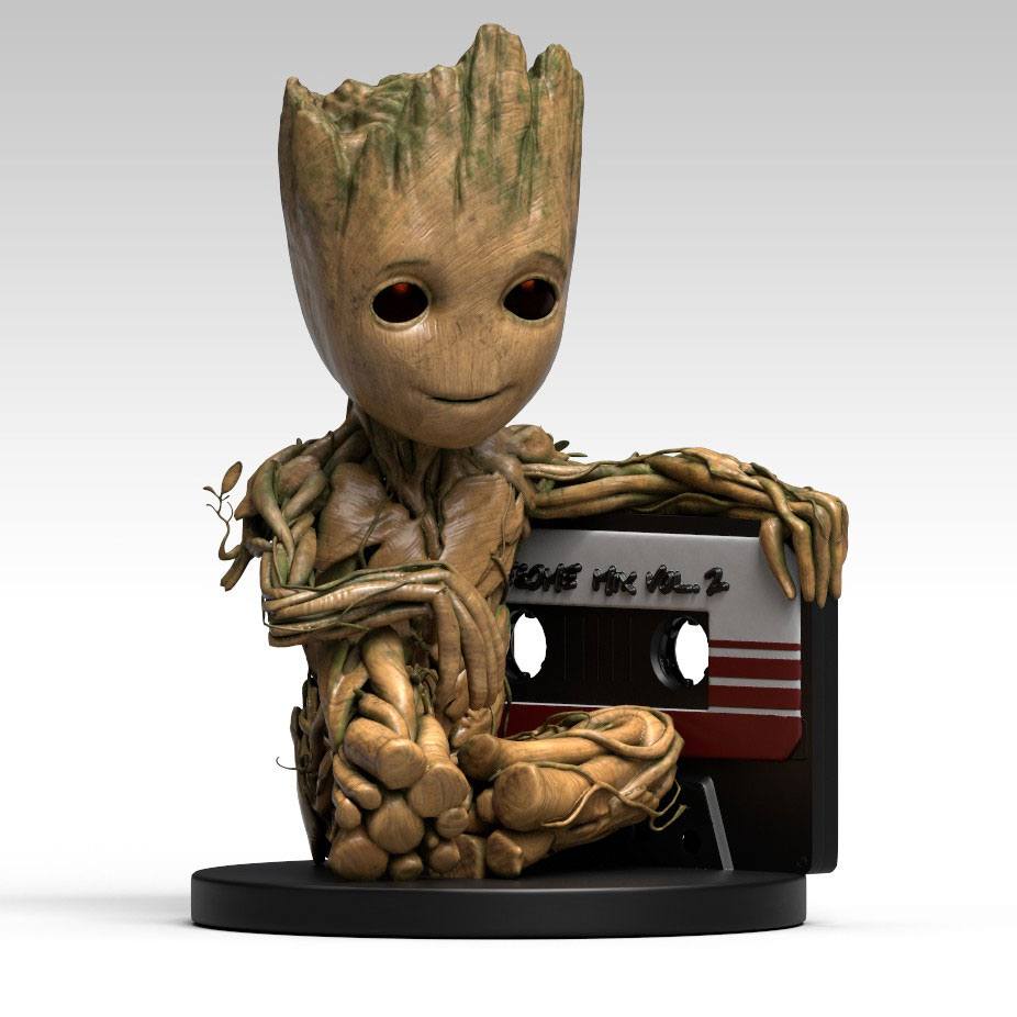 Marvel Guardians of the Galaxy 2 - Bébé Groot Méga Tirelire - flash vidéo