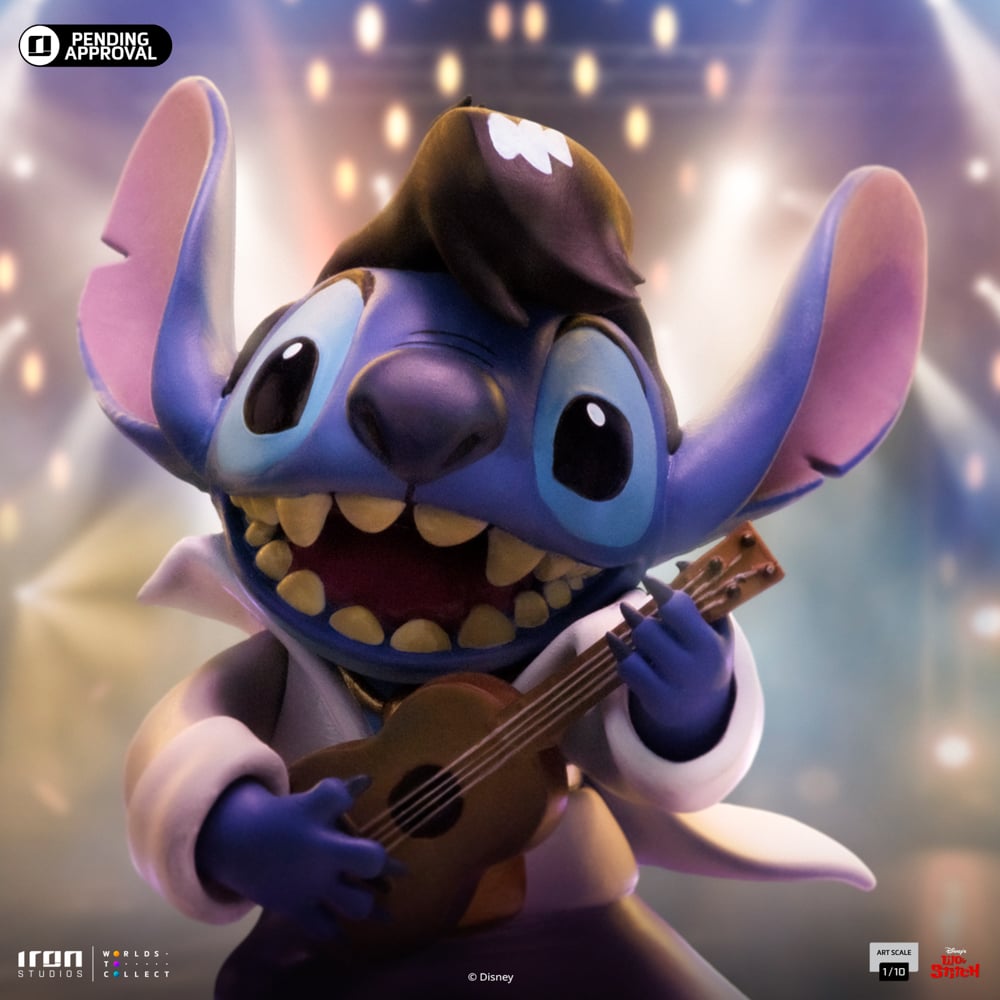 Iron Studios - Art Scale 1/10 - Disney Classics - Stitch Elvis Statue 17cm - flash vidéo