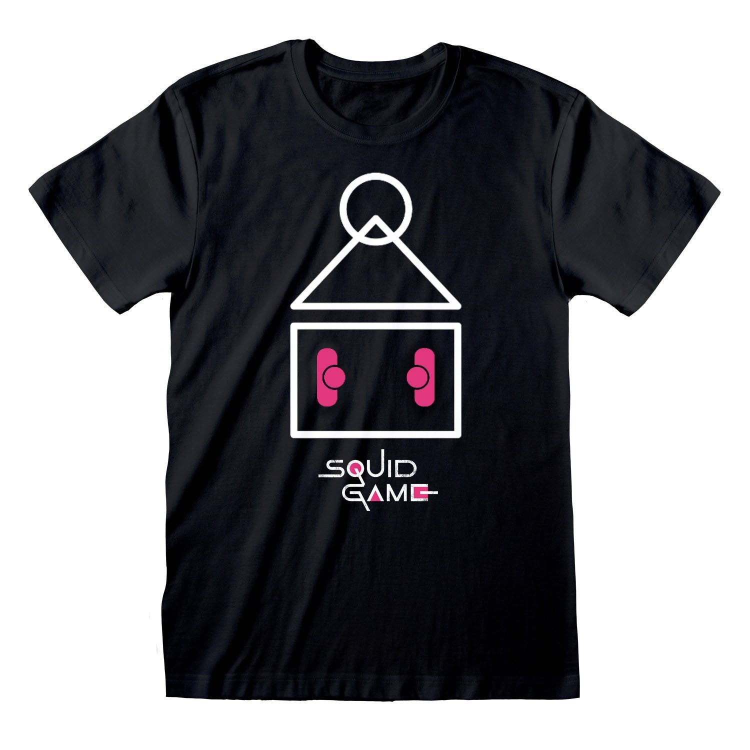 Squid Game - T-shirt unisexe Noir Symbole - L - flash vidéo
