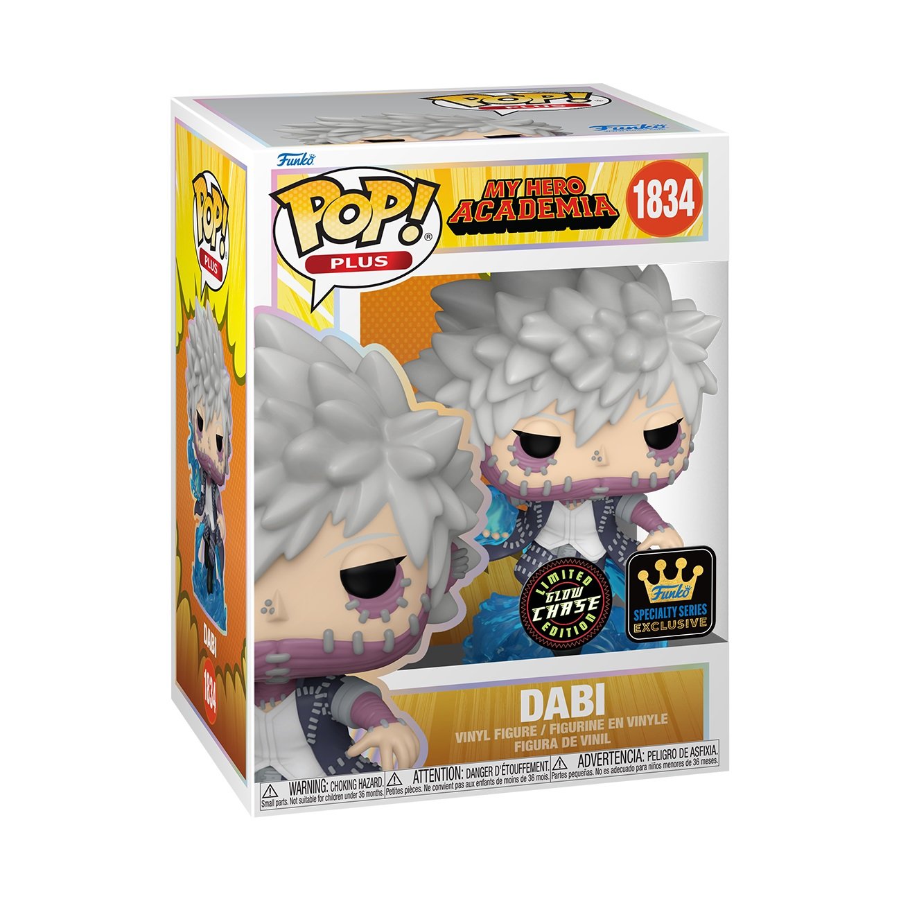 Funko Pop! Plus: My Hero Academia - Dabi (Chance of Glow in the Dark Chase Edition) - flash vidéo
