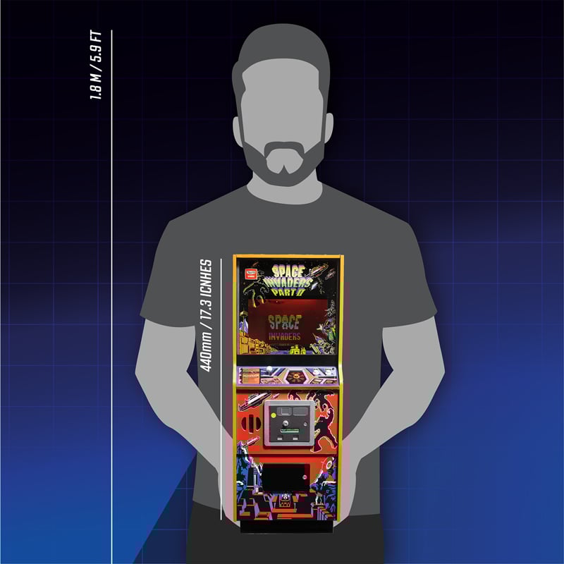 Numskull - Cabine d'arcade Space Invaders II à l'échelle 1/4 - flash vidéo