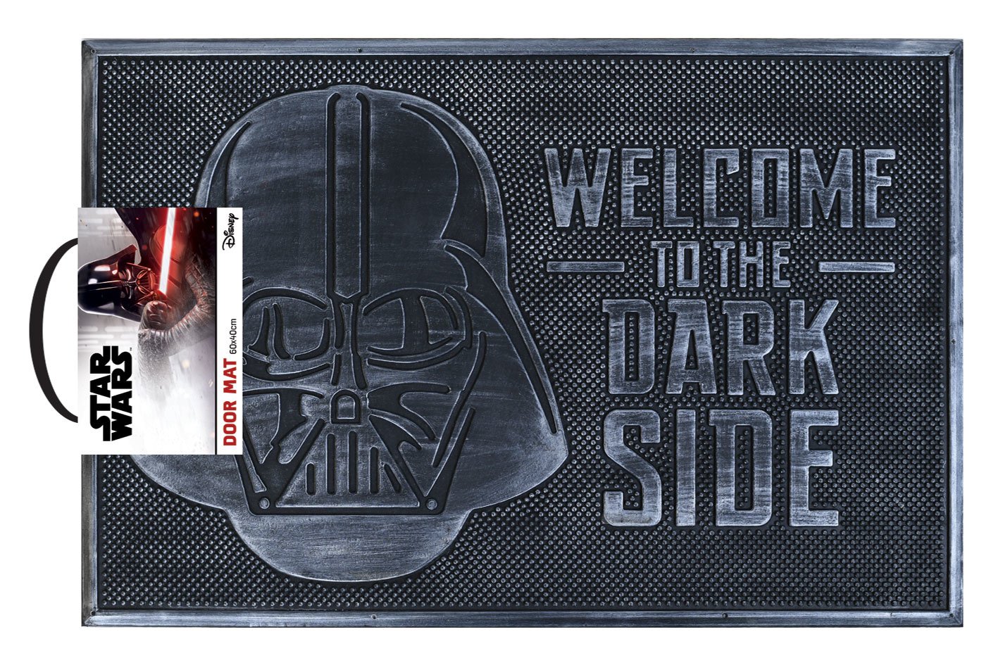 Star Wars - Tapis de porte en caoutchouc "Welcome to the Dark Side" - flash vidéo