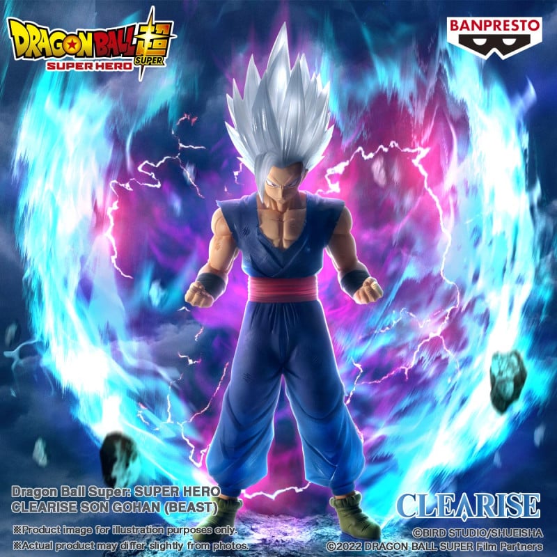 Dragon Ball Super: SUPER HERO - Clearise - Son Gohan (BEAST) Statue 17cm - flash vidéo