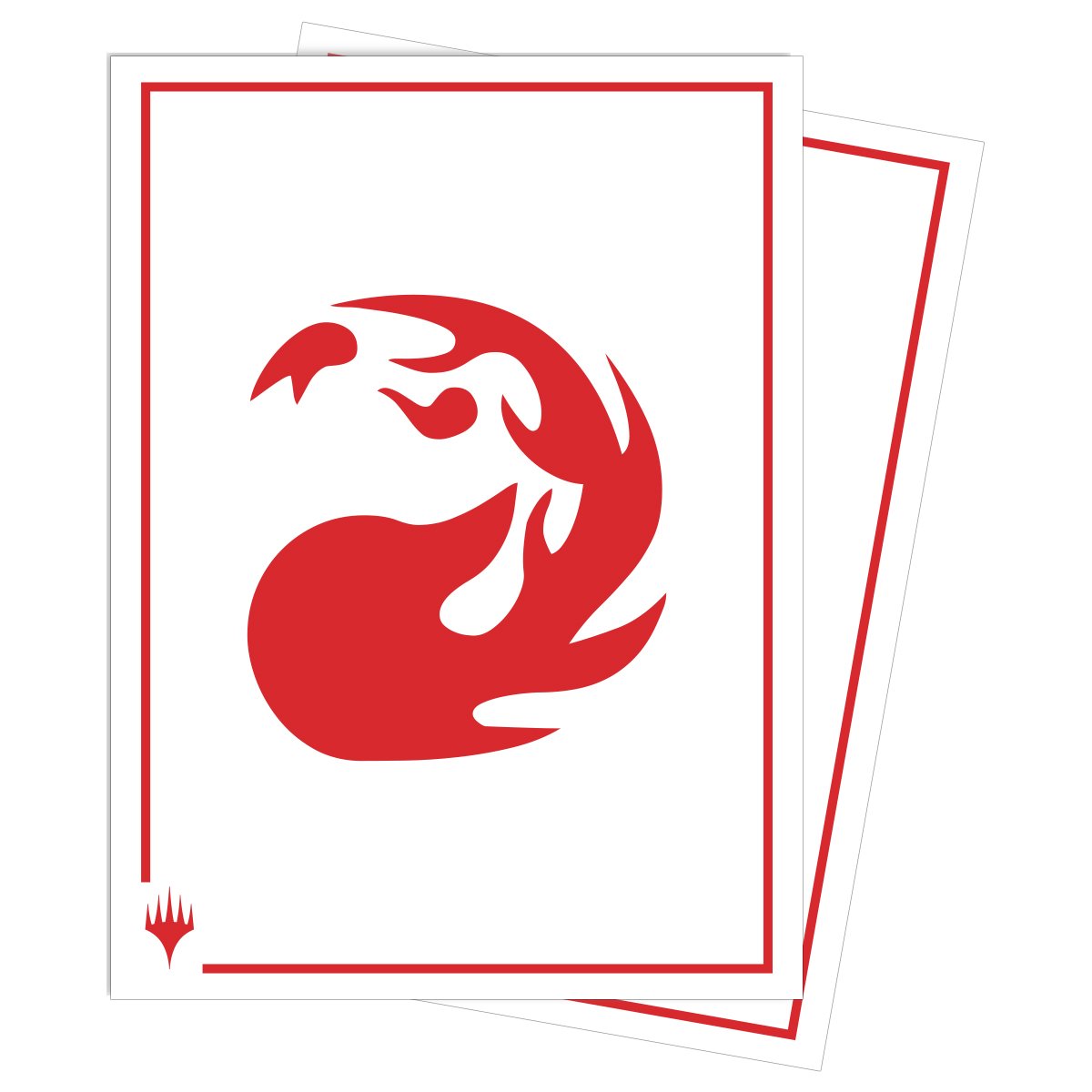 Ultra Pro - Magic: The Gathering - Mana 8 - Sachet de 105 APEX protèges cartes standard - Montagne (63 x 89 mm) - flash vidéo