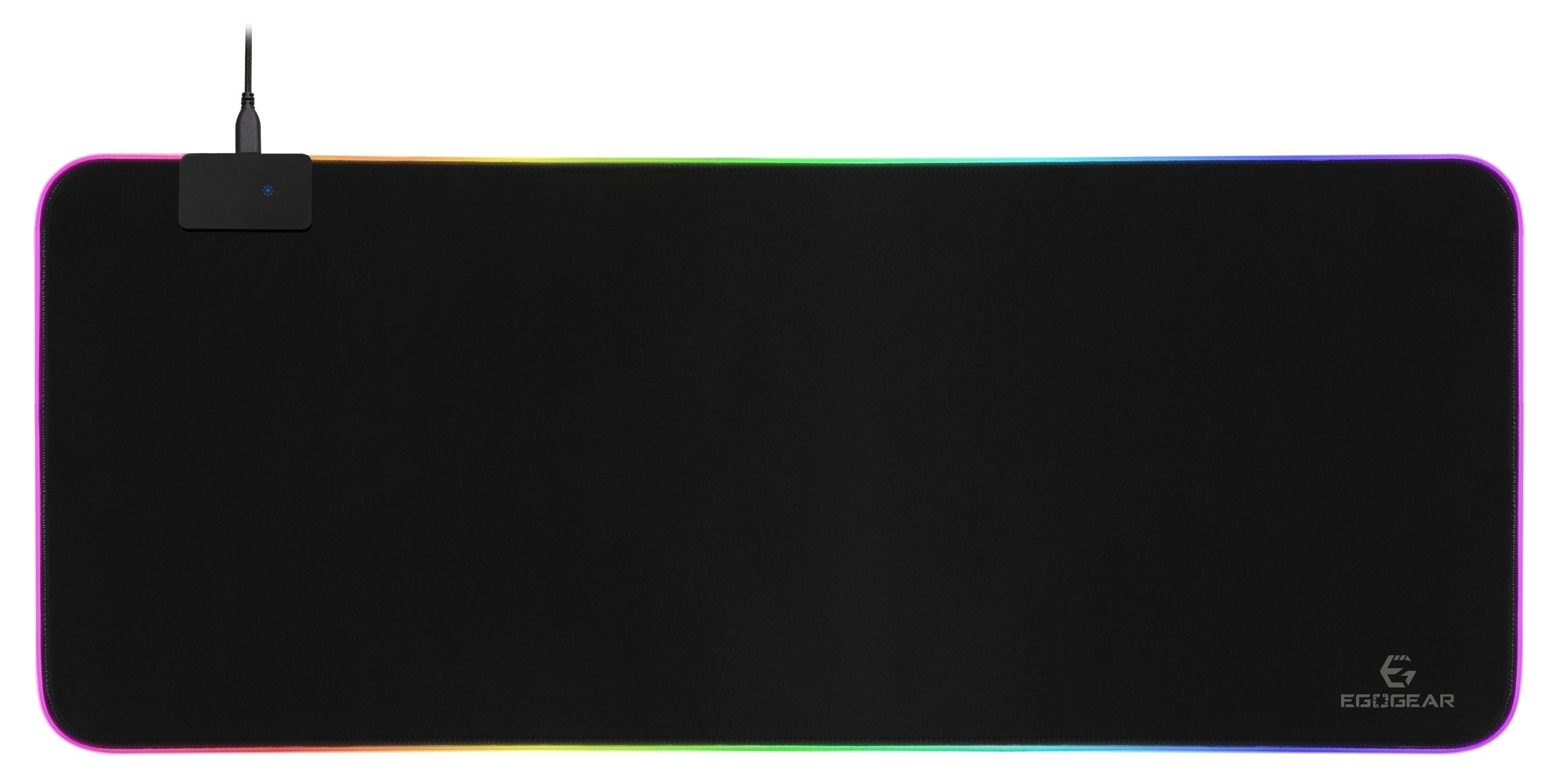 EgoGear - Tapis de souris de jeu XL RGB en tissu SMM55 - flash vidéo