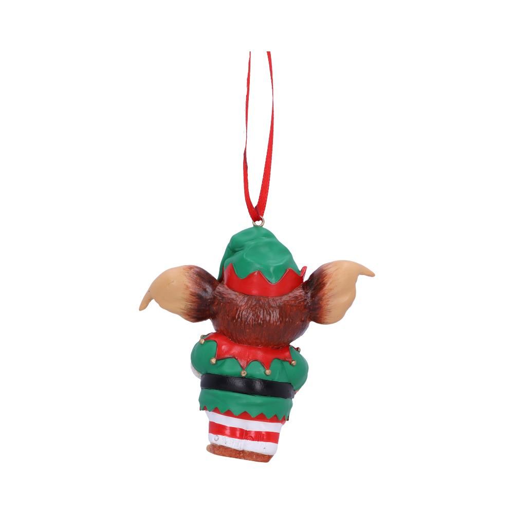Gremlins - Décoration à suspendre Gizmo en lutin de Noël 9.5cm - flash vidéo