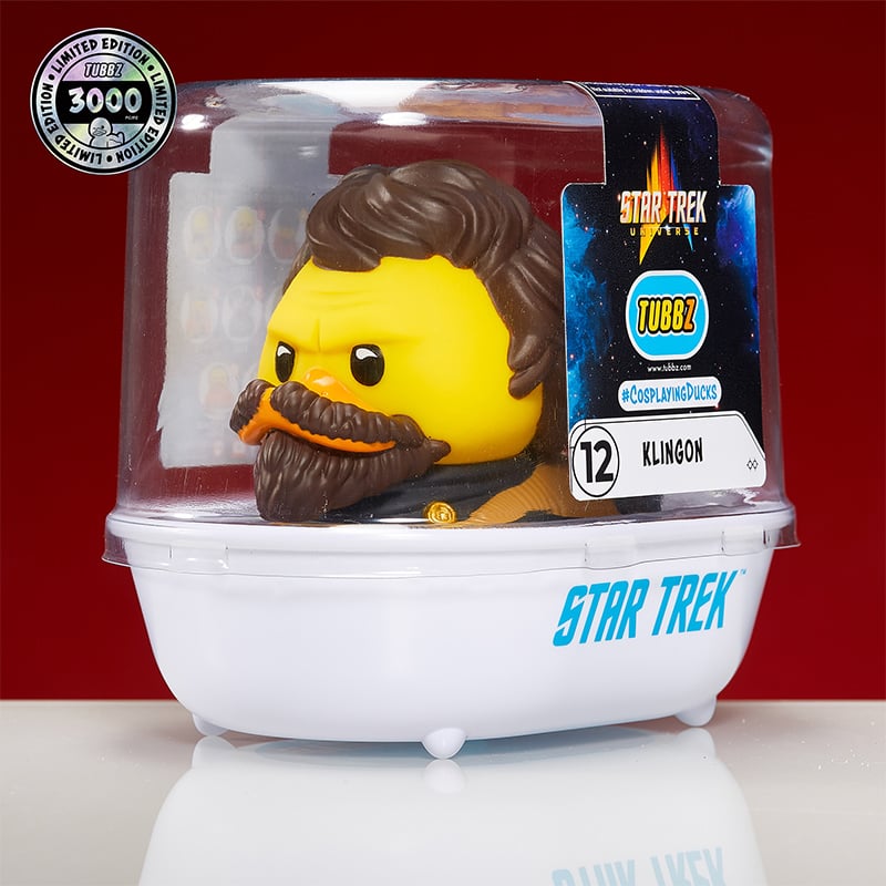 TUBBZ Canard de bain - Star Trek - Klingon Édition Limitée - flash vidéo