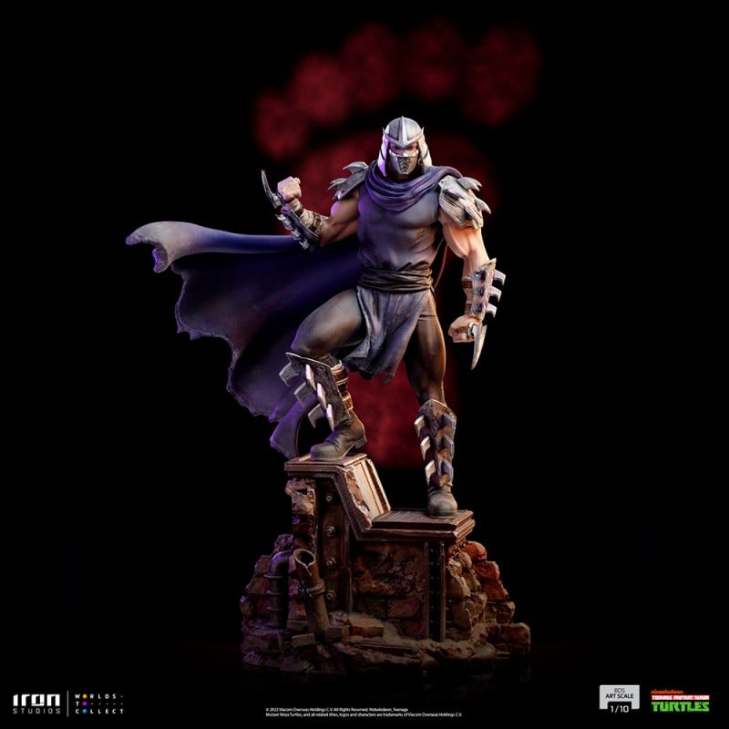 Iron Studios - BDS Arts Scale 1/10 - Teenage Mutant Ninja Turtles - Shredder Statue 28cm - flash vidéo