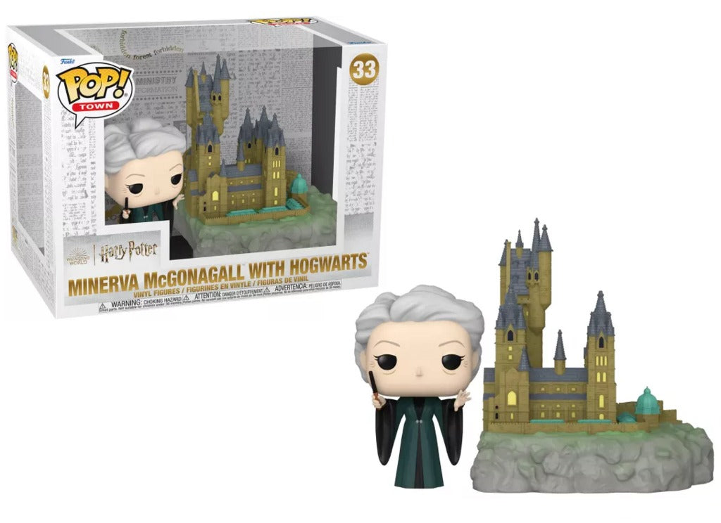 Funko Pop! Town: Harry Potter and the Chamber of Secrets 20th Anniversary - Minerva McGonagall with Hogwarts ENG Merchandising - flash vidéo