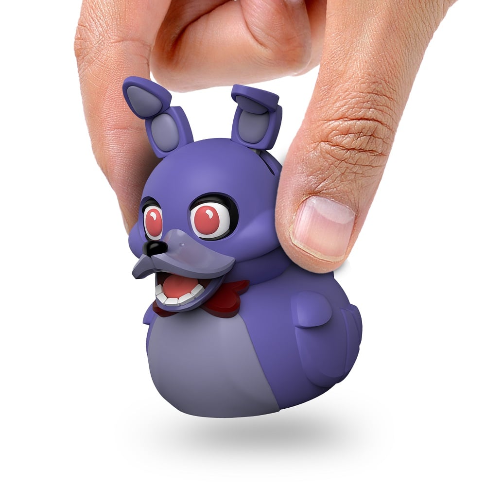 Numskull - Mini TUBBZ Canard de bain - Five Nights at Freddy's - Bonnie (Édition baignoire) - 8cm - flash vidéo