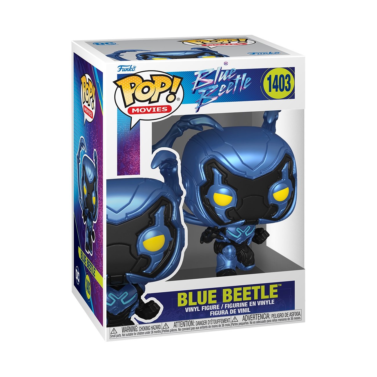 Funko Pop! Movies: Blue Beetle - Blue Beetle (Chance of Special Chase Edition) - flash vidéo