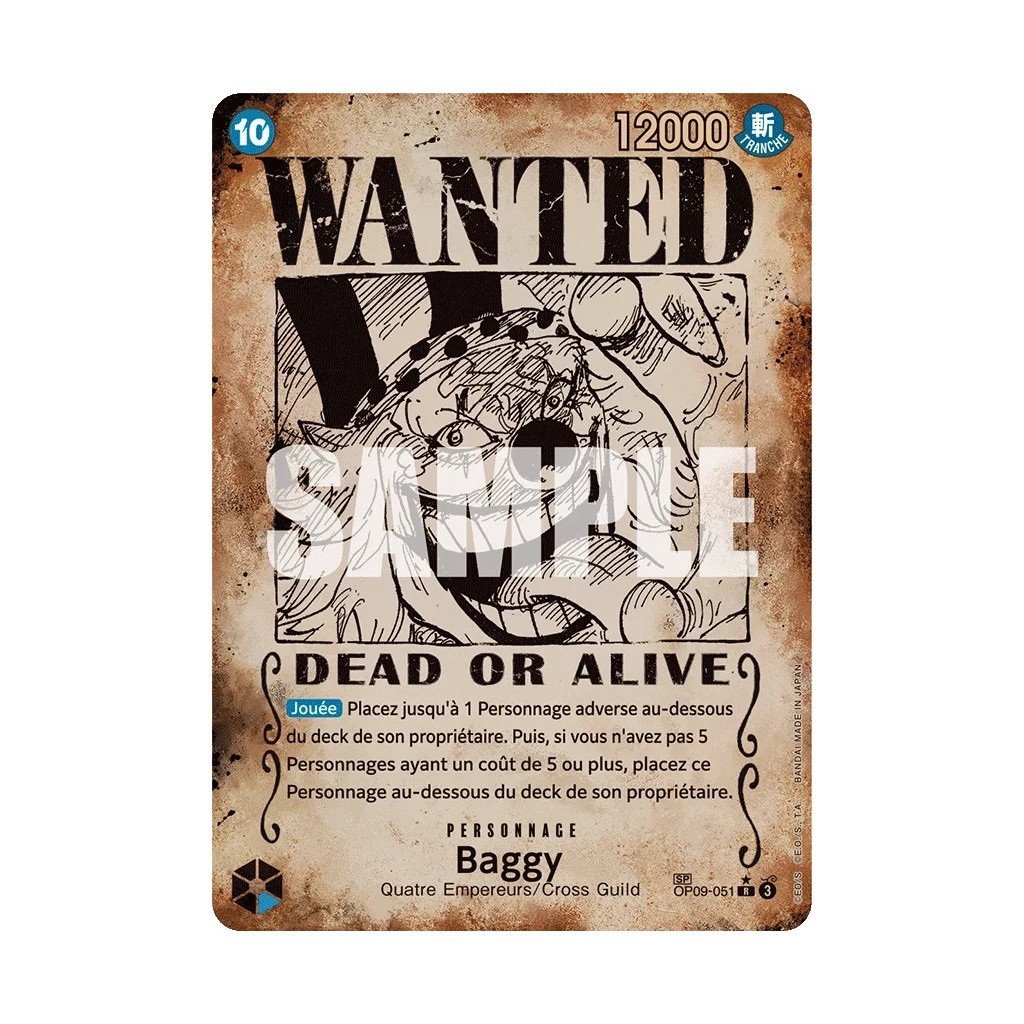 One Piece Card Game - Display de Pack de Booster OP-09 Les Nouveaux Empereurs (Display x24) - flash vidéo
