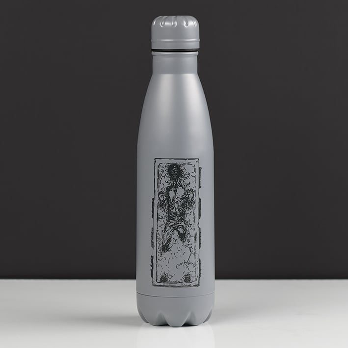 Star Wars - Bouteille d'eau en métal 550 ml Han Carbonite - flash vidéo