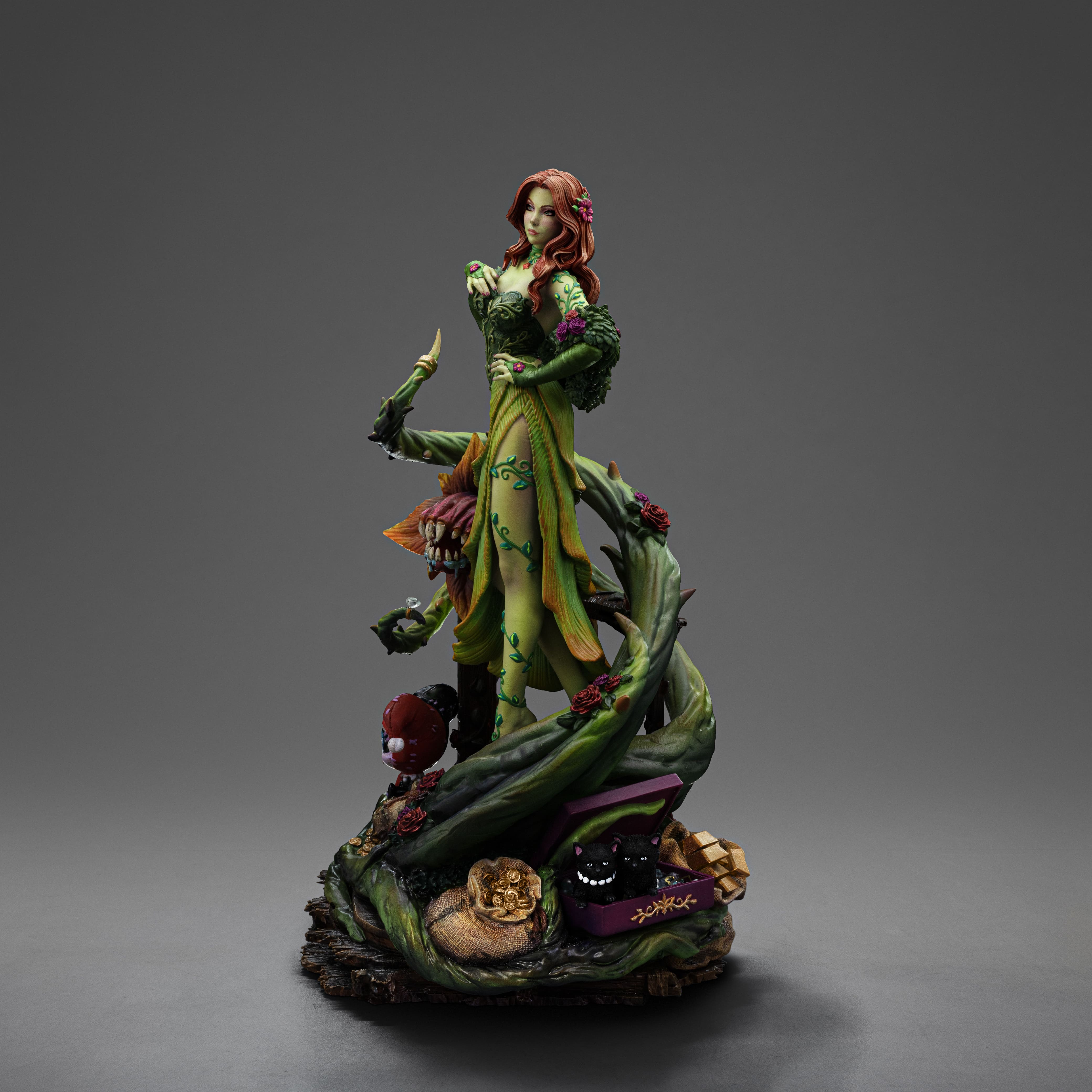 Iron Studios - Deluxe Art Scale 1/10 - DC Comics - Gotham Sirens - Poison Ivy Statue 25.5cm - flash vidéo