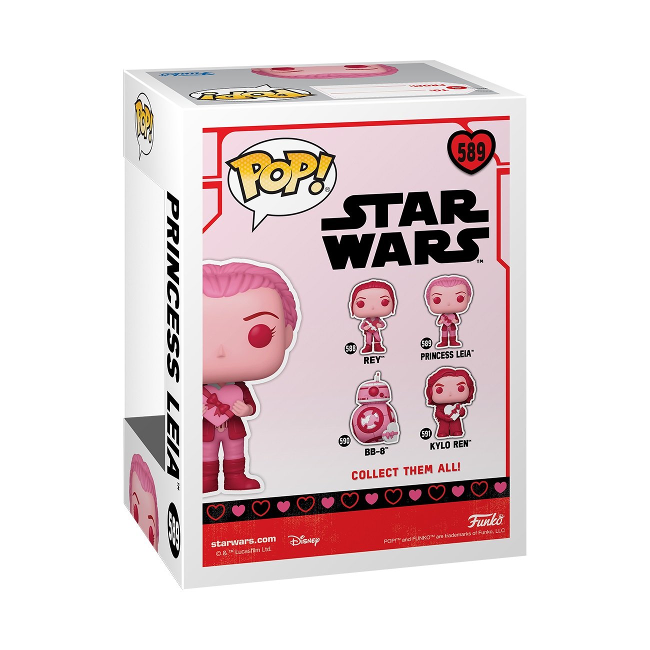 Funko Pop! Star Wars: Valentines S3 - Leia - flash vidéo