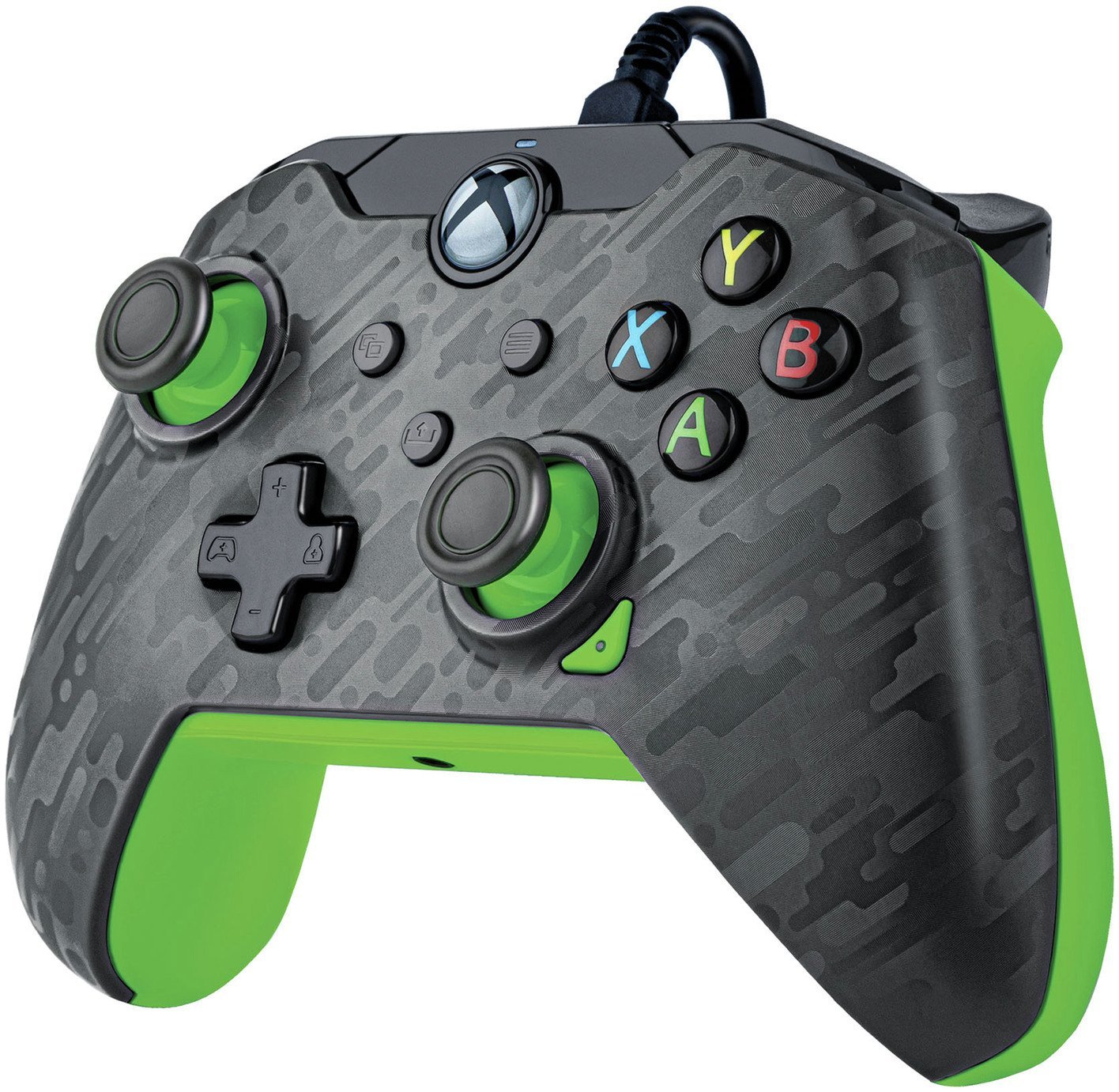PDP - Manette de jeu filaire Neon Carbon pour Xbox Series X|S, Xbox One et Windows 10 - flash vidéo