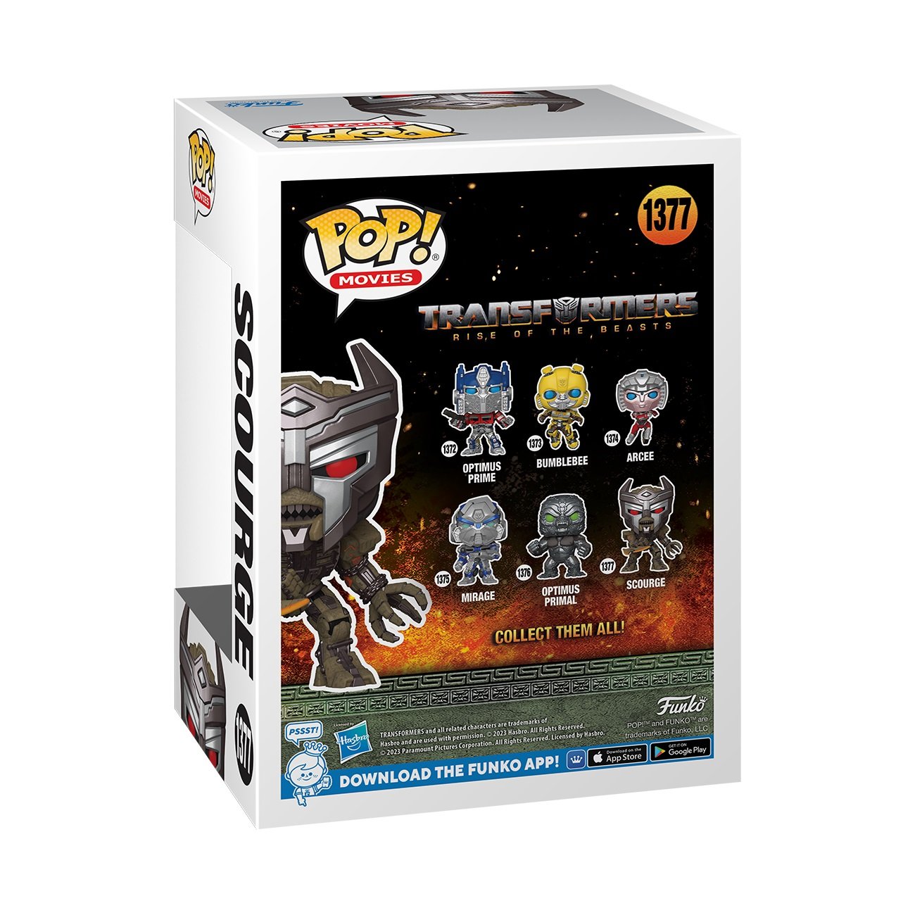 Funko Pop! Movies: Transformers: Rise of the Beasts - Scourge - flash vidéo