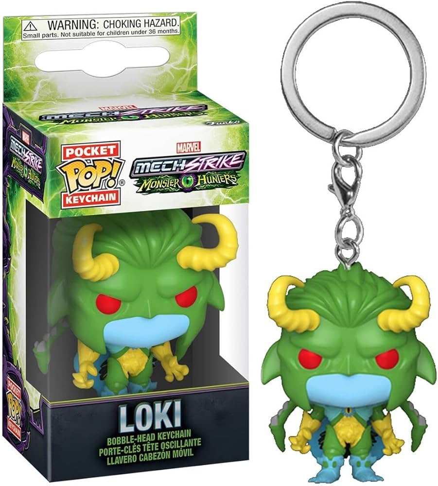 Funko Pocket Pop! Keychain: Monster Hunters - Loki - flash vidéo