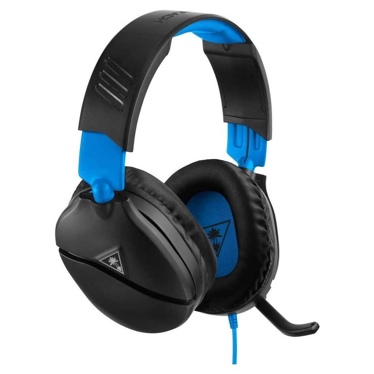Turtle Beach - Casque de jeu filaire Recon 70P Noir pour PS5, PS4, Xbox Series X|S, Xbox One, Switch et Mobile - flash vidéo