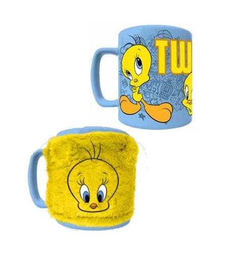 Looney Tunes - Fuzzy Mug "Titi" 440ml - flash vidéo